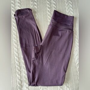 Alphalete Alphalux Leggings Purple 27” Inseam Size Small